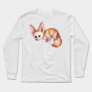 Cozy Fennec Fox Long Sleeve T-Shirt